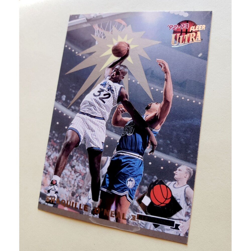 1992-93 Fleer Ultra Shaquille O'Neal Rejector Rookie Card #4 Shaq Orlando Magic
